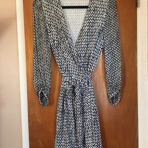 DVF Sigourney wrap dress